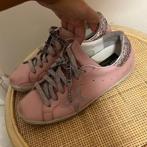 Golden Goose Pink Super Stars
